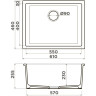 Мойка OMOIKIRI OKINOSHIMA 61-U/I-YE 4993134