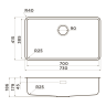 Мойка OMOIKIRI OMI 73-U/I-GB ULTRA нерж.сталь/графит 4997563