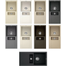 Мойка OMOIKIRI SAKAIME 86-2-WH Tetogranit/белый 4993129