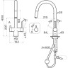Смеситель OMOIKIRI Akita-S-RG Royal green 4994437
